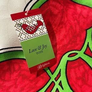 NWT Brighton “love and joy” tote bag